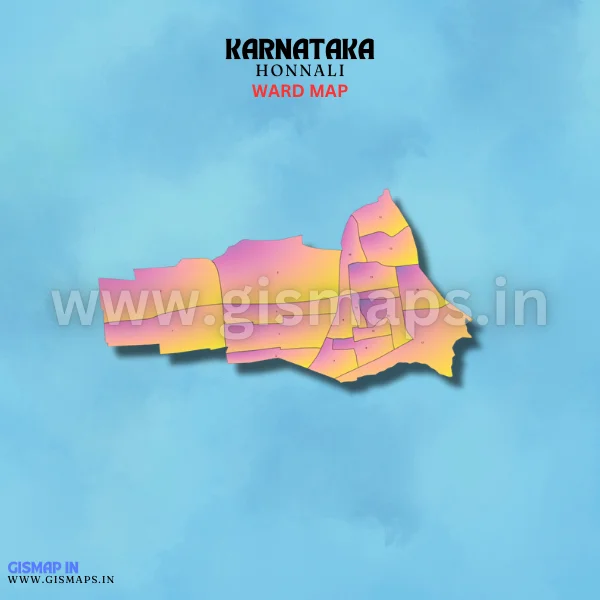 Honnali Ward Map (Karnataka)